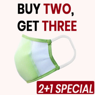 [BUY 2, GET 3] Pollen Face Mask – White